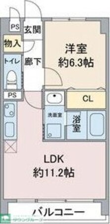レージュ桜山の物件間取画像
